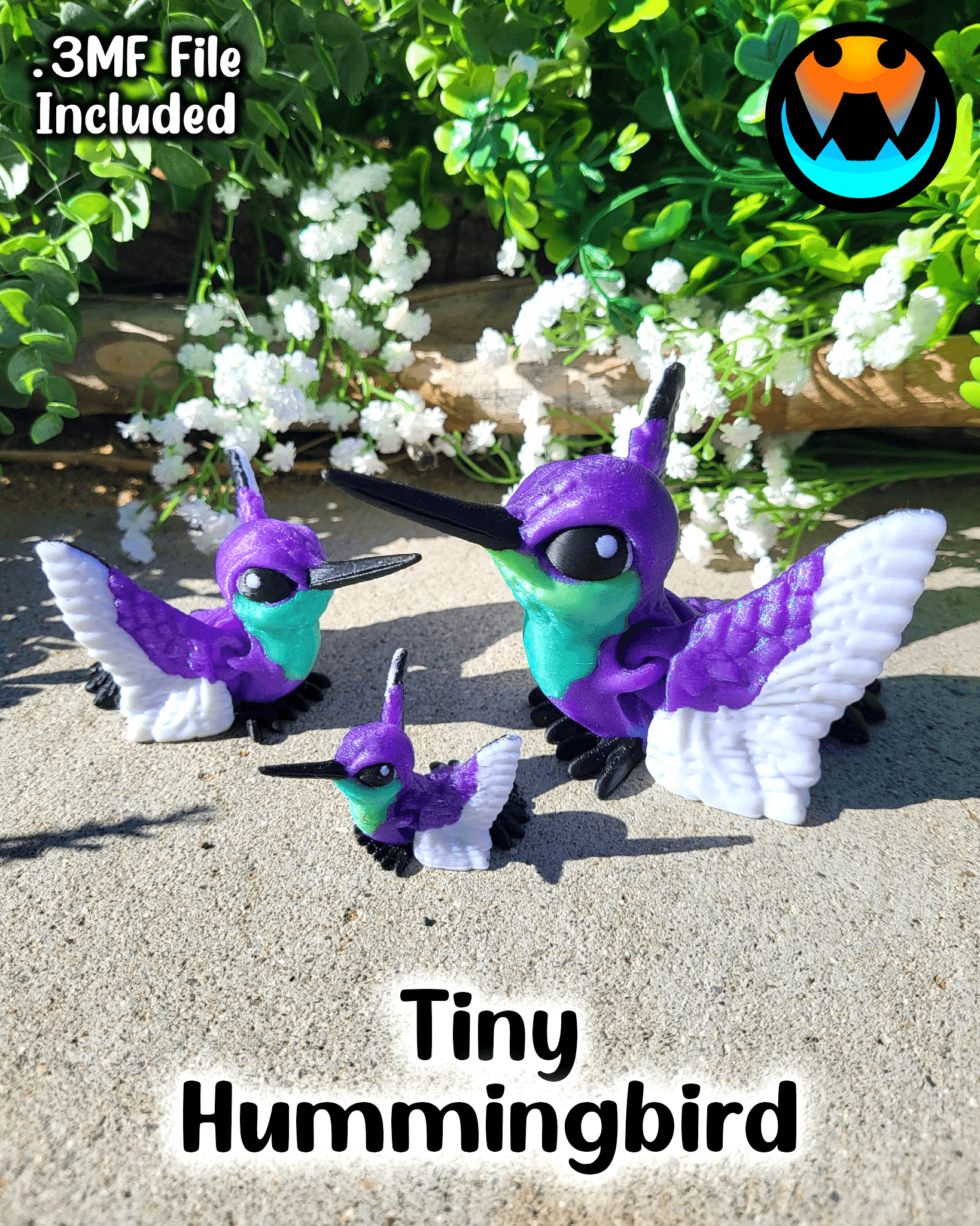 Tiny Hummingbird 3d model
