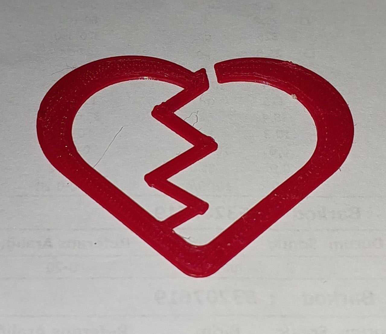 broken heart 3d model