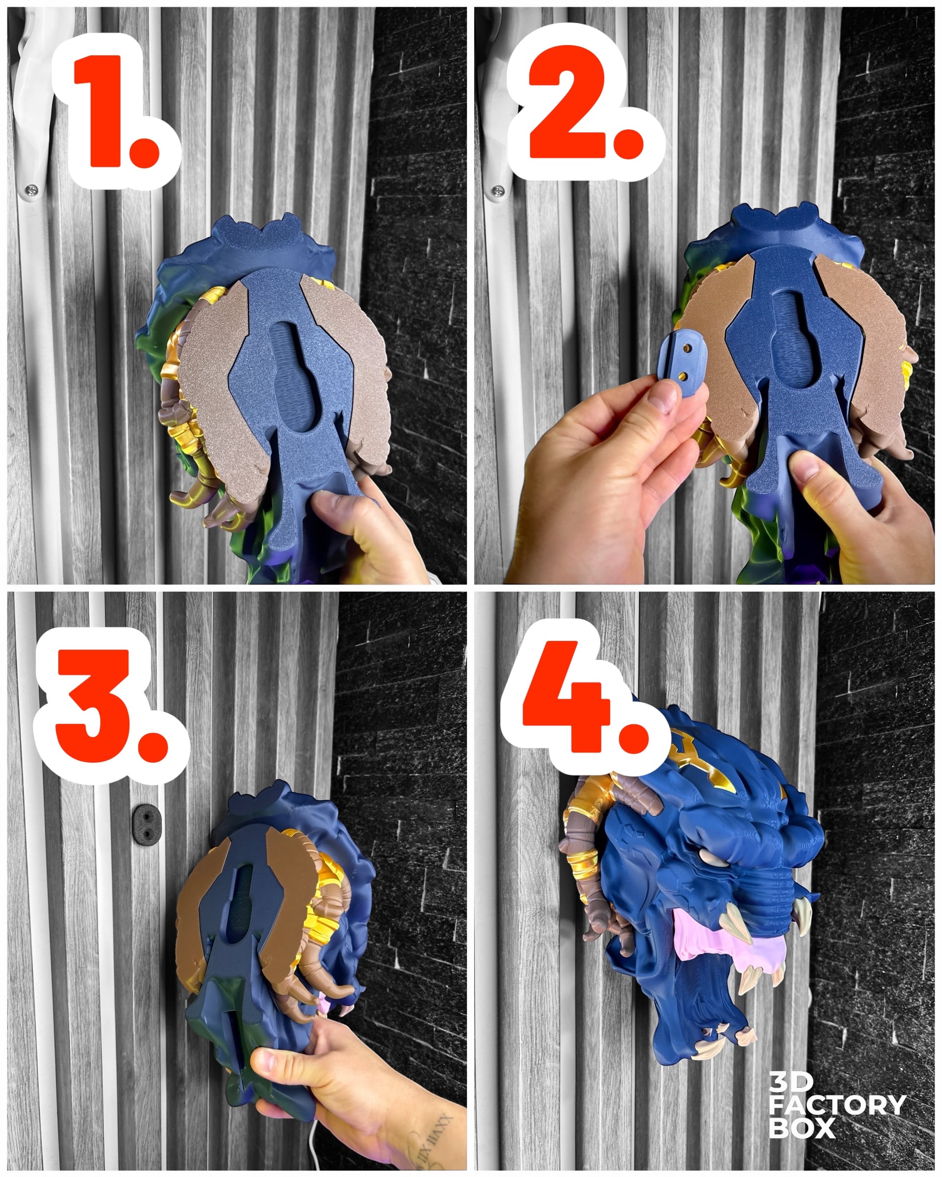 Predator Universal Controller Stand 3d model