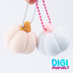Pumpkin Figurine + Keychain 3d model