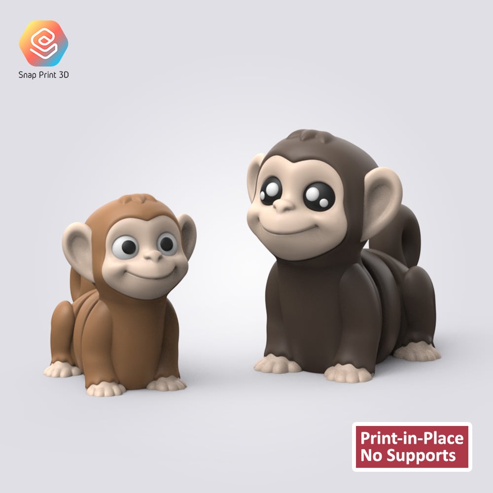 Flexi Monkey 3d model