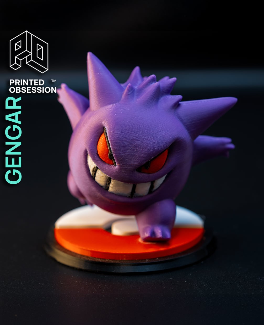 Gengar - Pokemon - Fanart - Multi Color 3d model