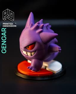 Gengar - Pokemon - Fanart - Multi Color 3d model