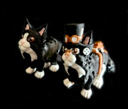 Maine Coon & steampunk Kitten (Personal Use) 3d model