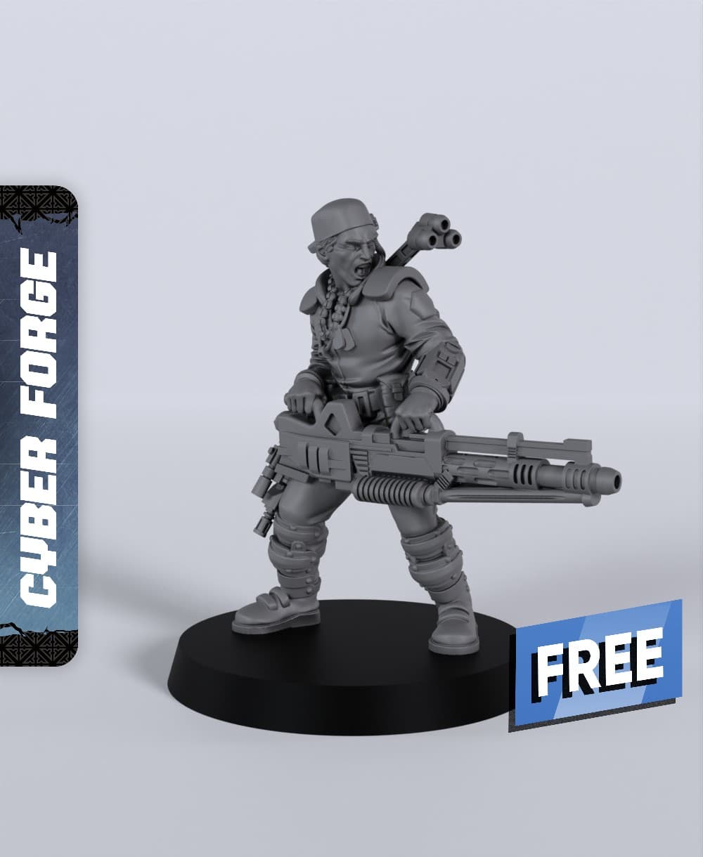 Rolson - With Free Cyberpunk Dragon - Sci-Fi Gift Ideas for RPG and Wargamers 3d model