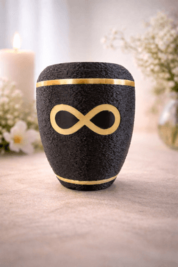 Harmonia Infinity Edition – Designer Urn with Infinity Symbol 3d model