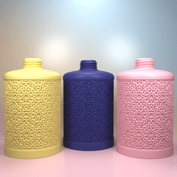 Soap Dispenser Arabic Pattern 3d model