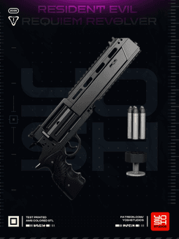 Resident Evil Revolver Requiem 3mf file.3mf 3d model