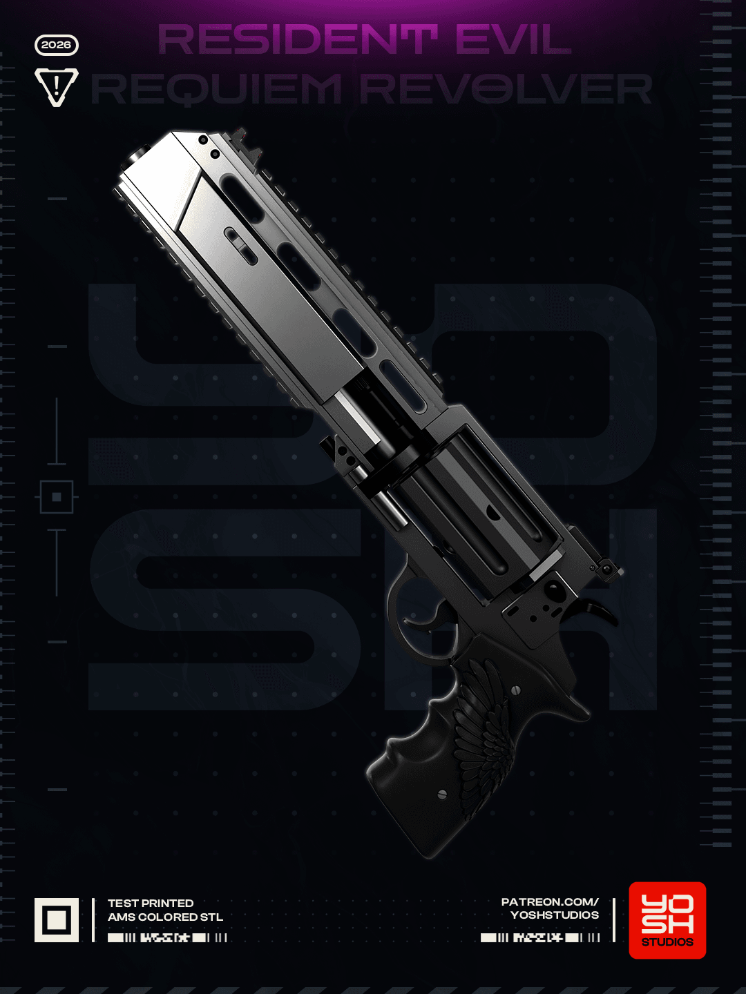 Resident Evil Revolver Requiem 3mf file.3mf 3d model