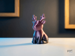 Christmas Cute Deer 3d model