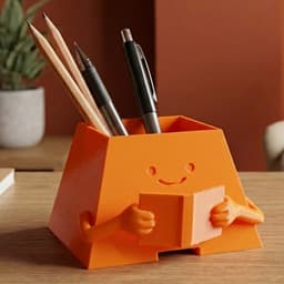 HAPPY PLANTER READING 3d model