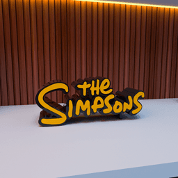 THE SIMPSONS - DECORATION 3d model