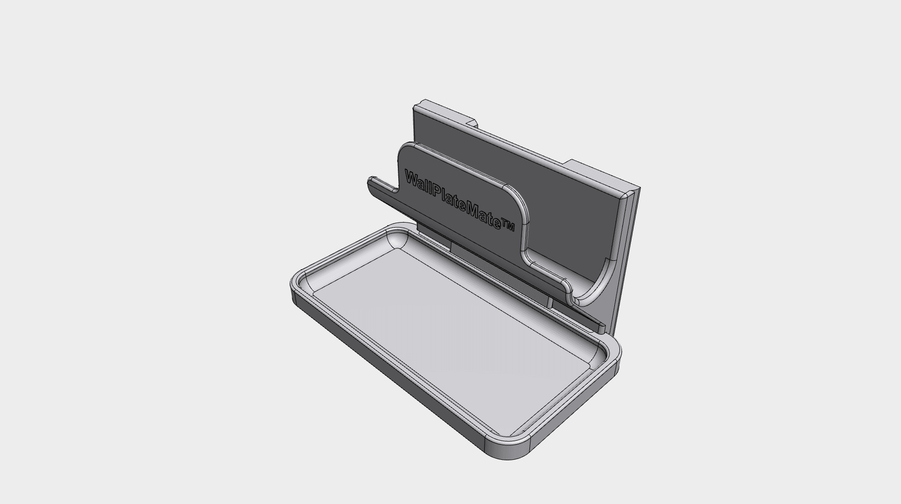 WS2 - Vertical Pocket and Tray 3d model