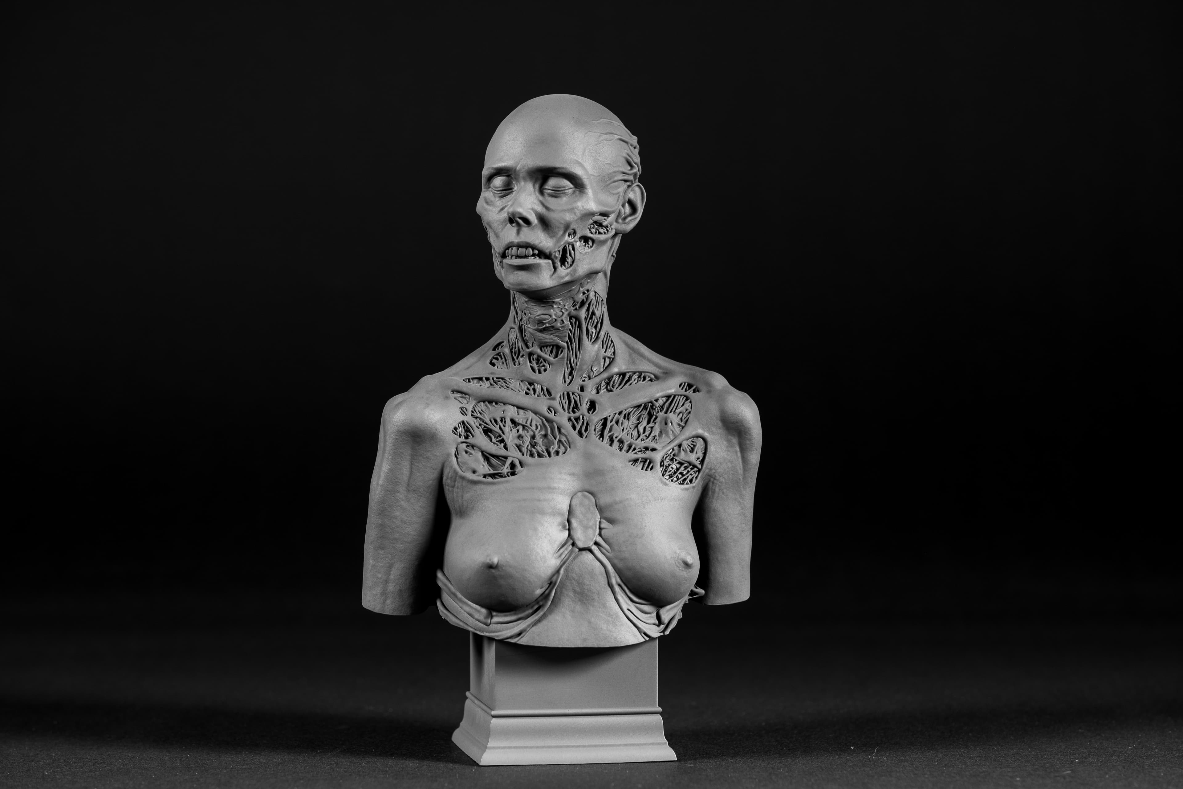 Famine Bust 4 Horsemen (Pre Supported) 3d model