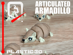 Articulated Armadillo- The Rolling Bastion 3d model