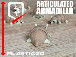 Articulated Armadillo- The Rolling Bastion 3d model