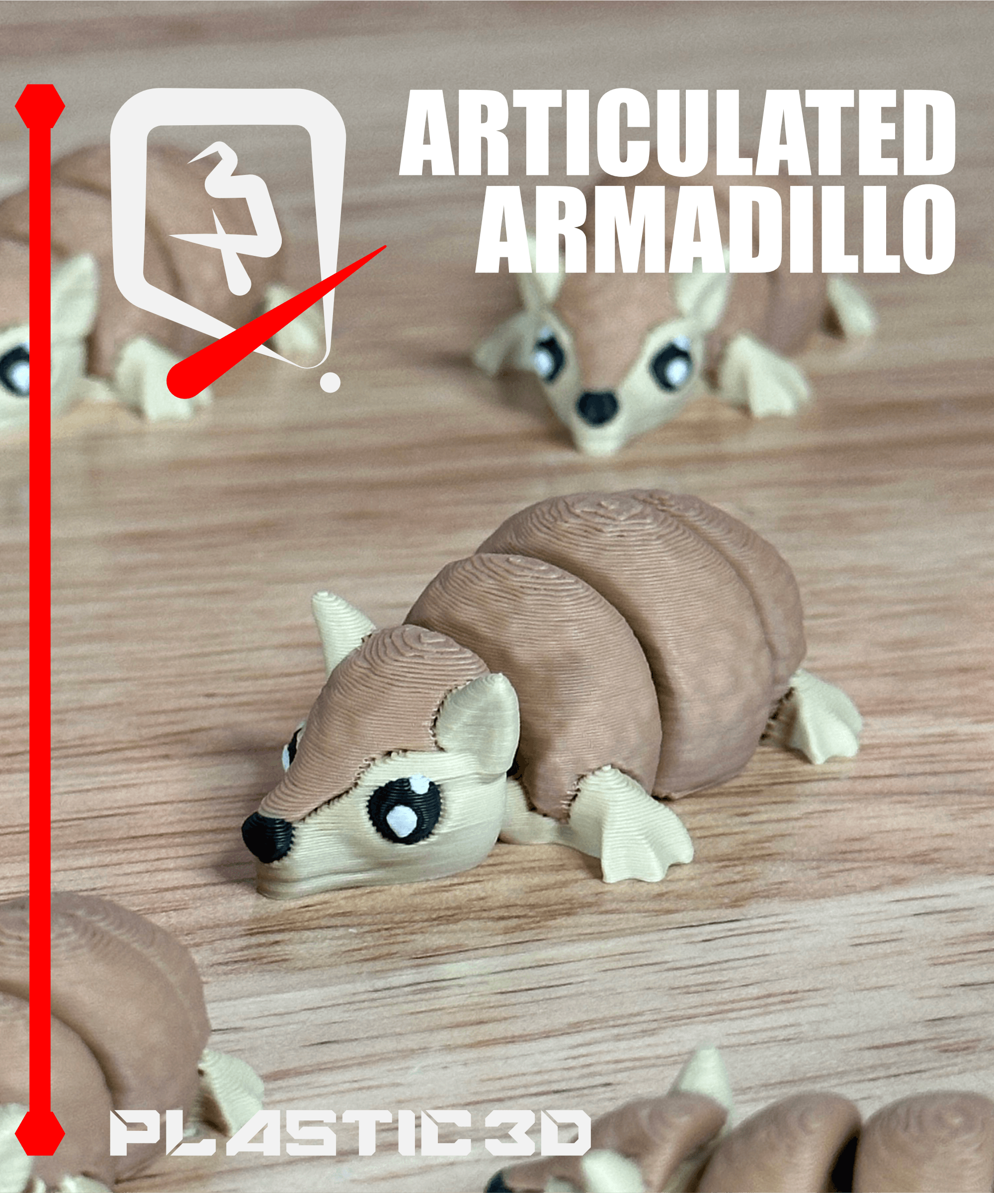 Articulated Armadillo- The Rolling Bastion 3d model