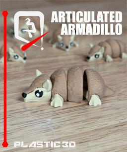 Articulated Armadillo- The Rolling Bastion 3d model