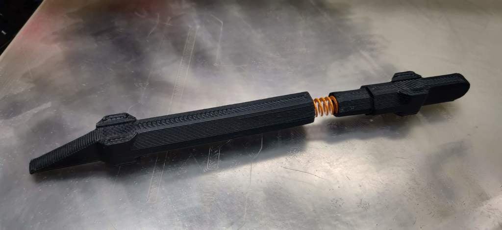 Sanding Detailer (Spring Loaded For Mini Sander Belts) 3d model