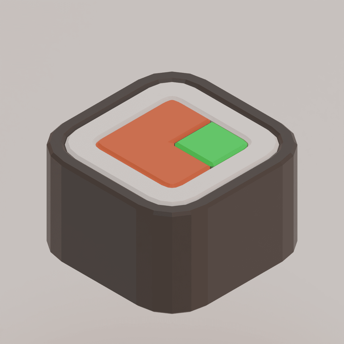 Sushi 3d model