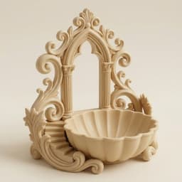Gothic Archway Catchall Tray & Key Bowl 3d model