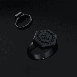Rammstein ring prototype 3d model