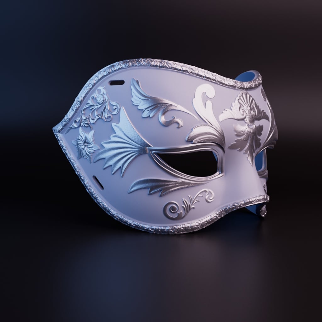 Cosplay Mask 3d model