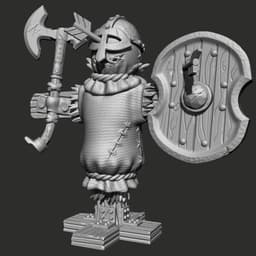 Viking Training Target Dummy 3d model