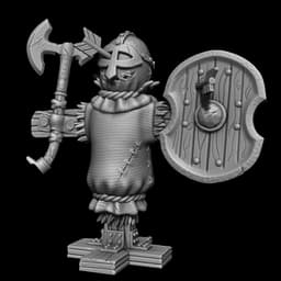 Viking Training Target Dummy 3d model