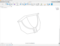 Inside corner moulding connector 3d model