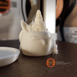 Cake in unicorn style 3d model