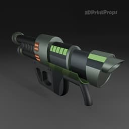 Rick and Morty blaster | Rick's ray gun 3d model