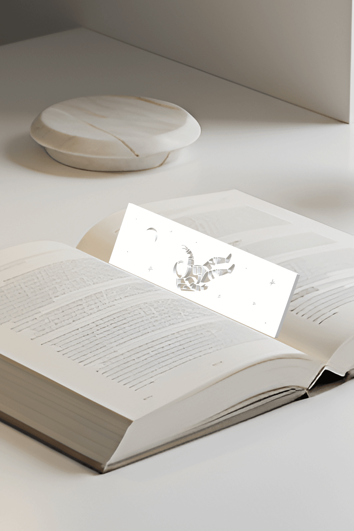 Astronout Bookmark, Creativity Bookmark, Gift Idea 3d model
