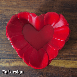 Rose Heart Bowl 3d model