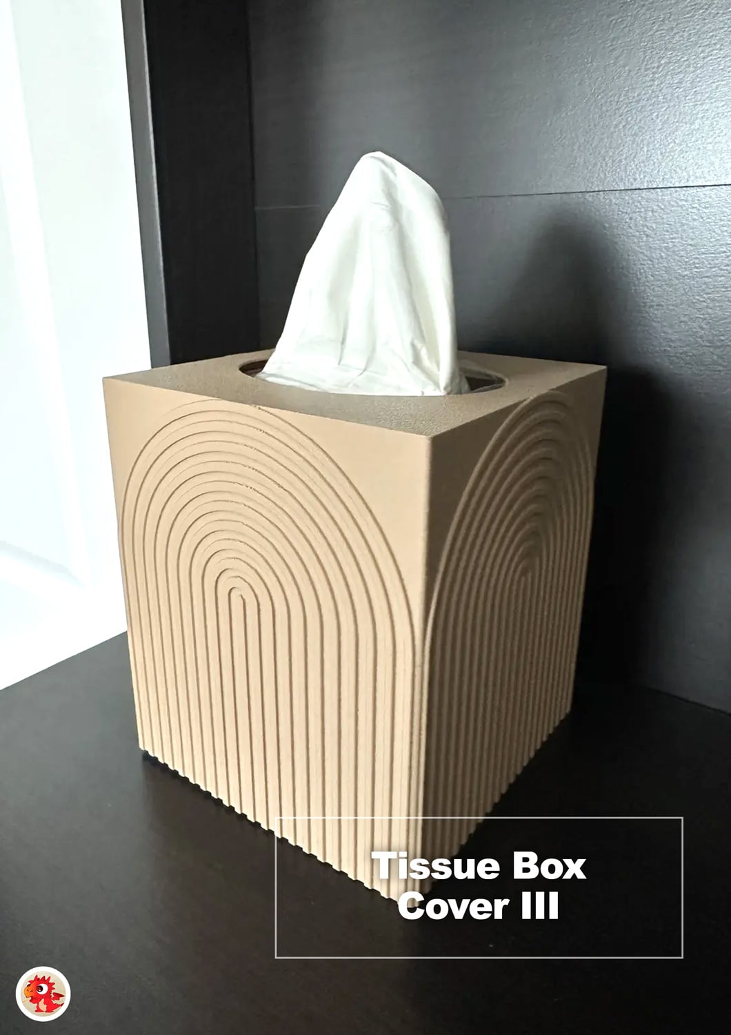 Tissue Box Cover III 3d model