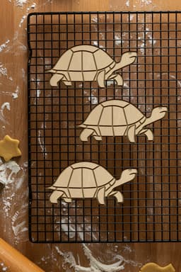 Turtle Cookie Cutter, Biscuit Cutter 3d model