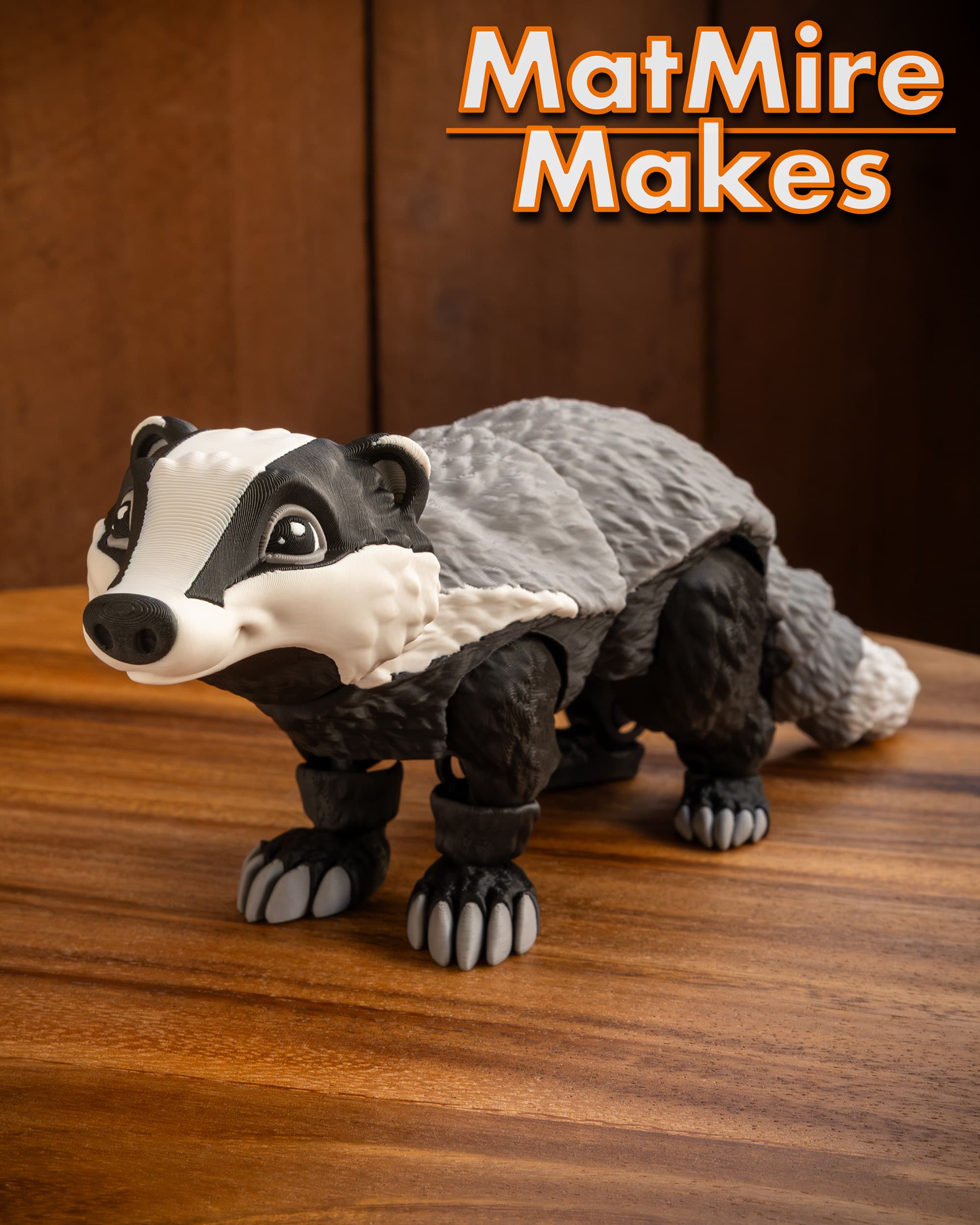 Badger - Articulated Figure 3d model