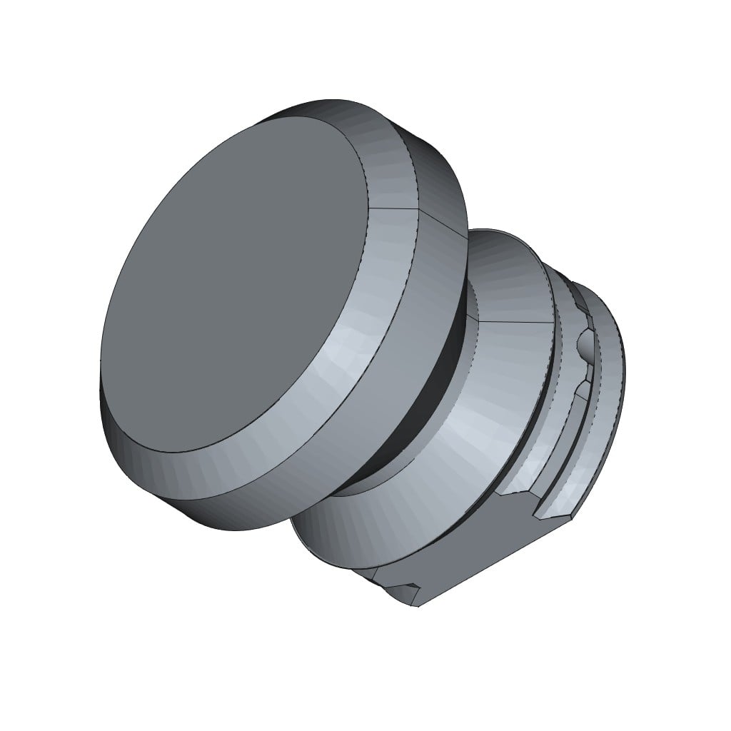 D-LOCK_KNOB.25DX15 3d model