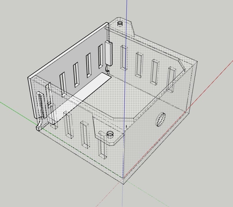 Dimmer Mounting Box 3d model