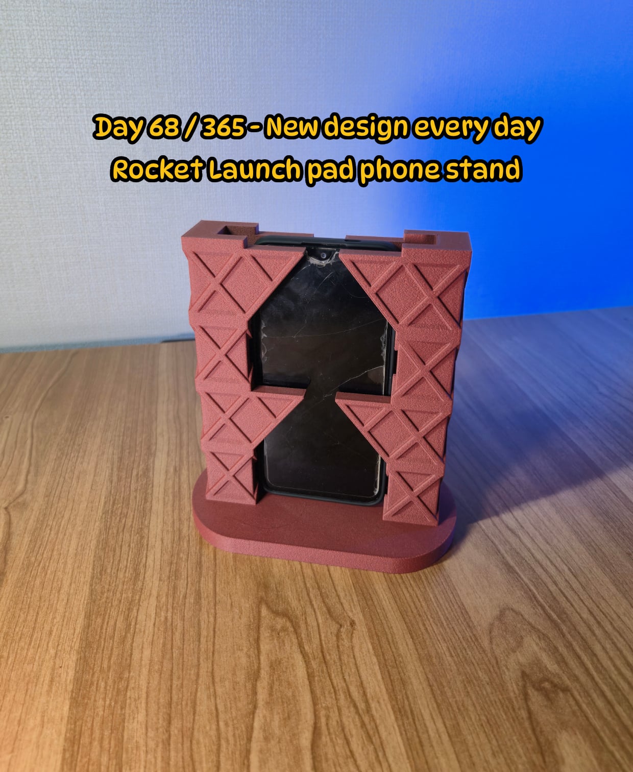 Rocket Launch Pad Phone Stand 3d model