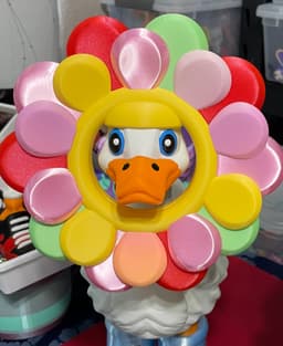 Flat Petal Flower Goose Gear for Porch Goose 3d model
