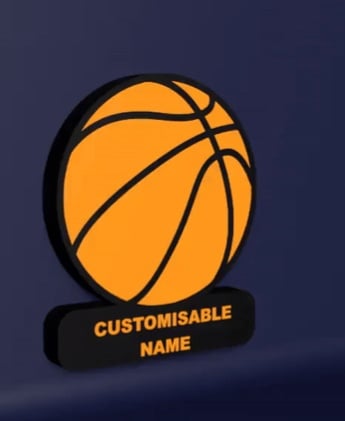 Basketball - LED Strip compatible 3d model
