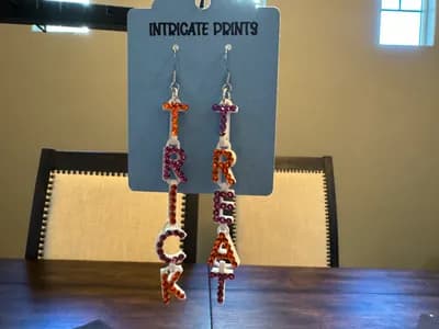 Trick or Treat Earrings 3d model
