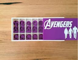 Marvel Avengers Chess with Box 3d model