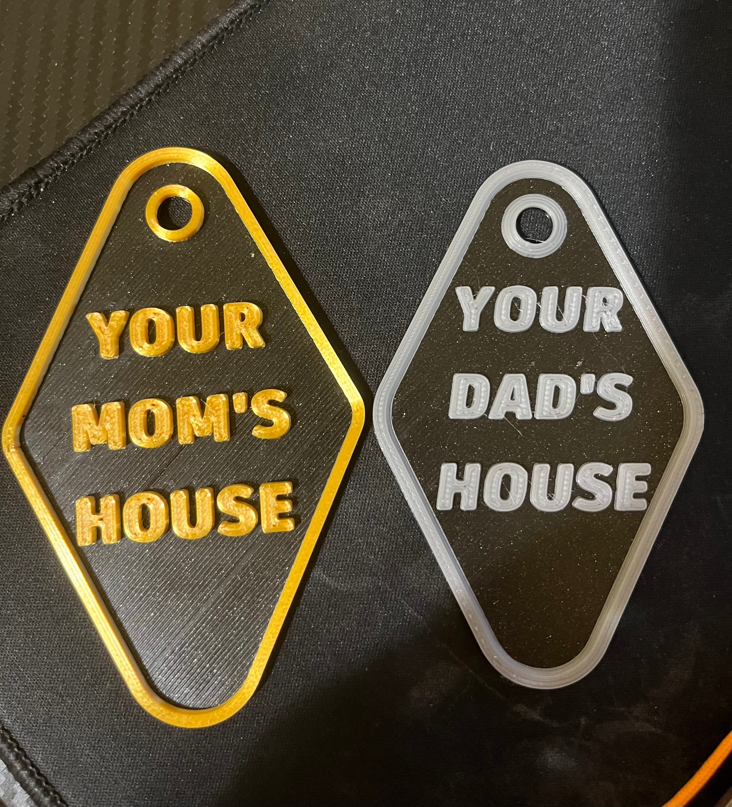 Your Mom's House Keychain Hotel 3d model