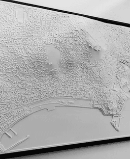 NAPLES, Skyline 3d map 3d model