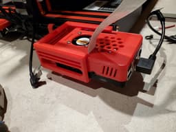 Pi 4 extruder Case mount 3d model