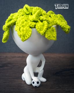 ROBERT PLANT SOCCER PLAYER - SQUATTING POSE 3d model