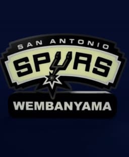 San Antonio Spurs Sign - LED Strip Compatible 3d model