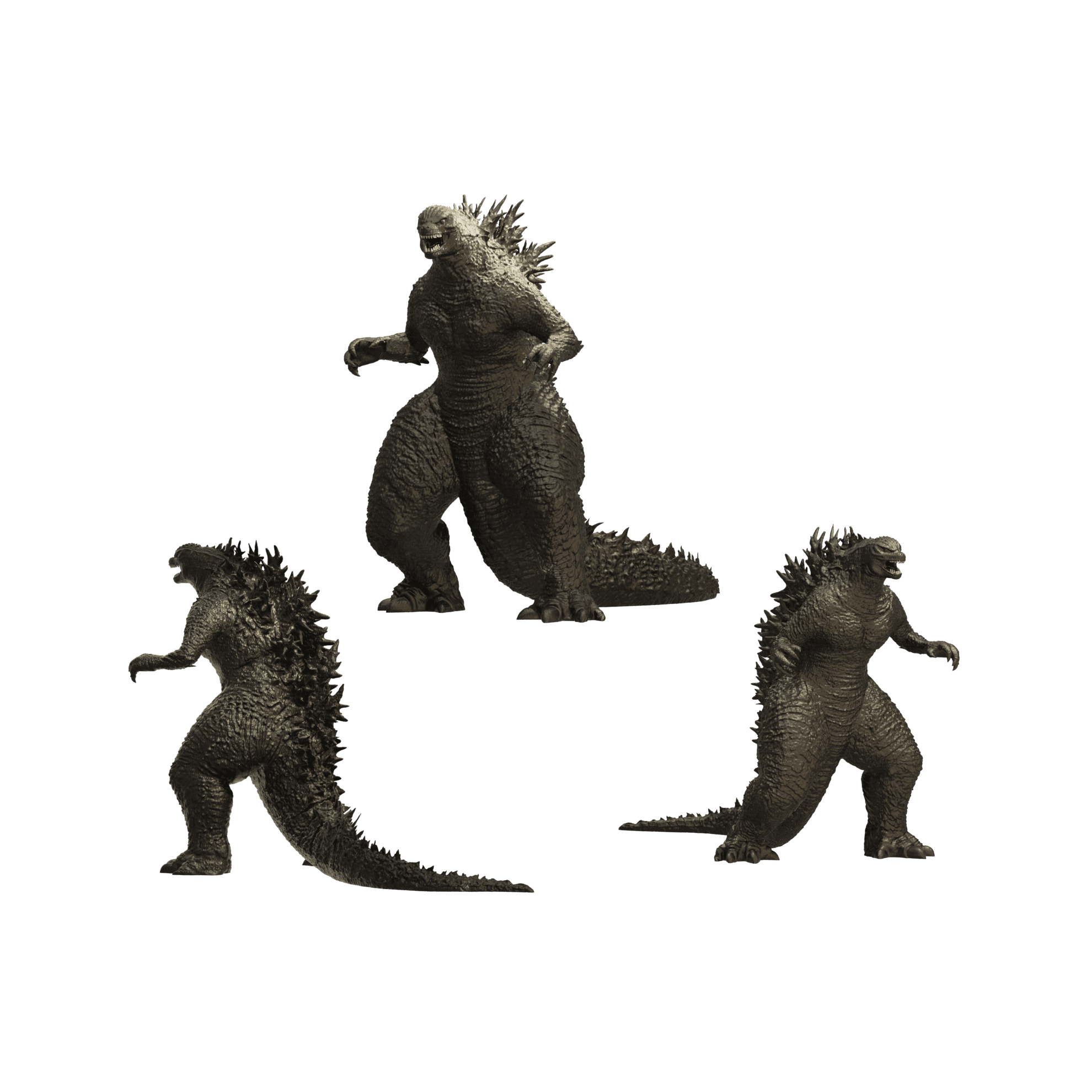 Godzilla Minus One Statue 3d model